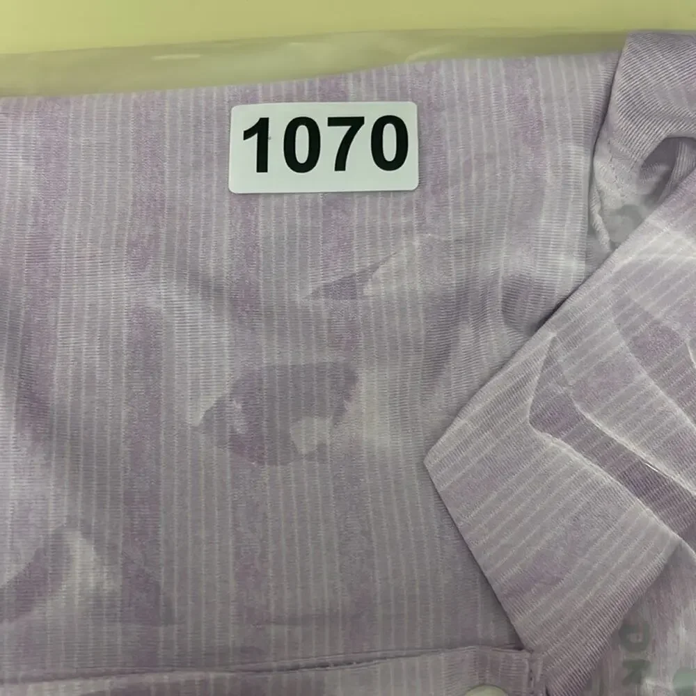 Nike‎ Golf Men's Lavender Purple Dri-Fit Performance Polo Shirt Size Large